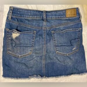 American Eagle Super Stretch Jean Skirt